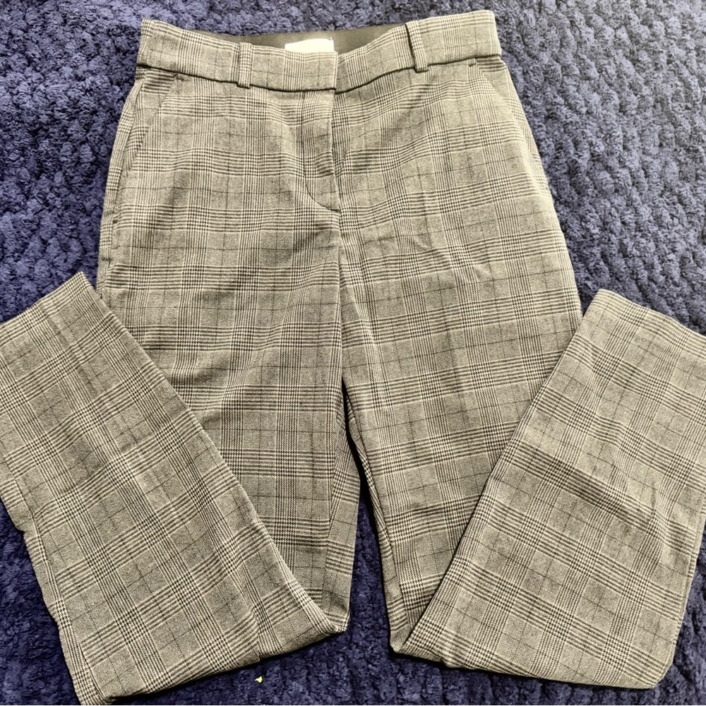 H&M Classic Checkered Gray Trousers
